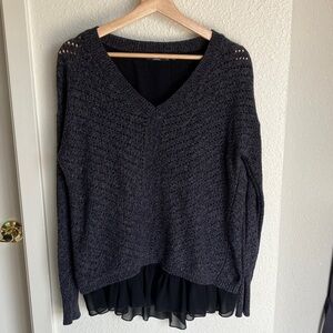 Prana Ellery Sheer Sweater Top